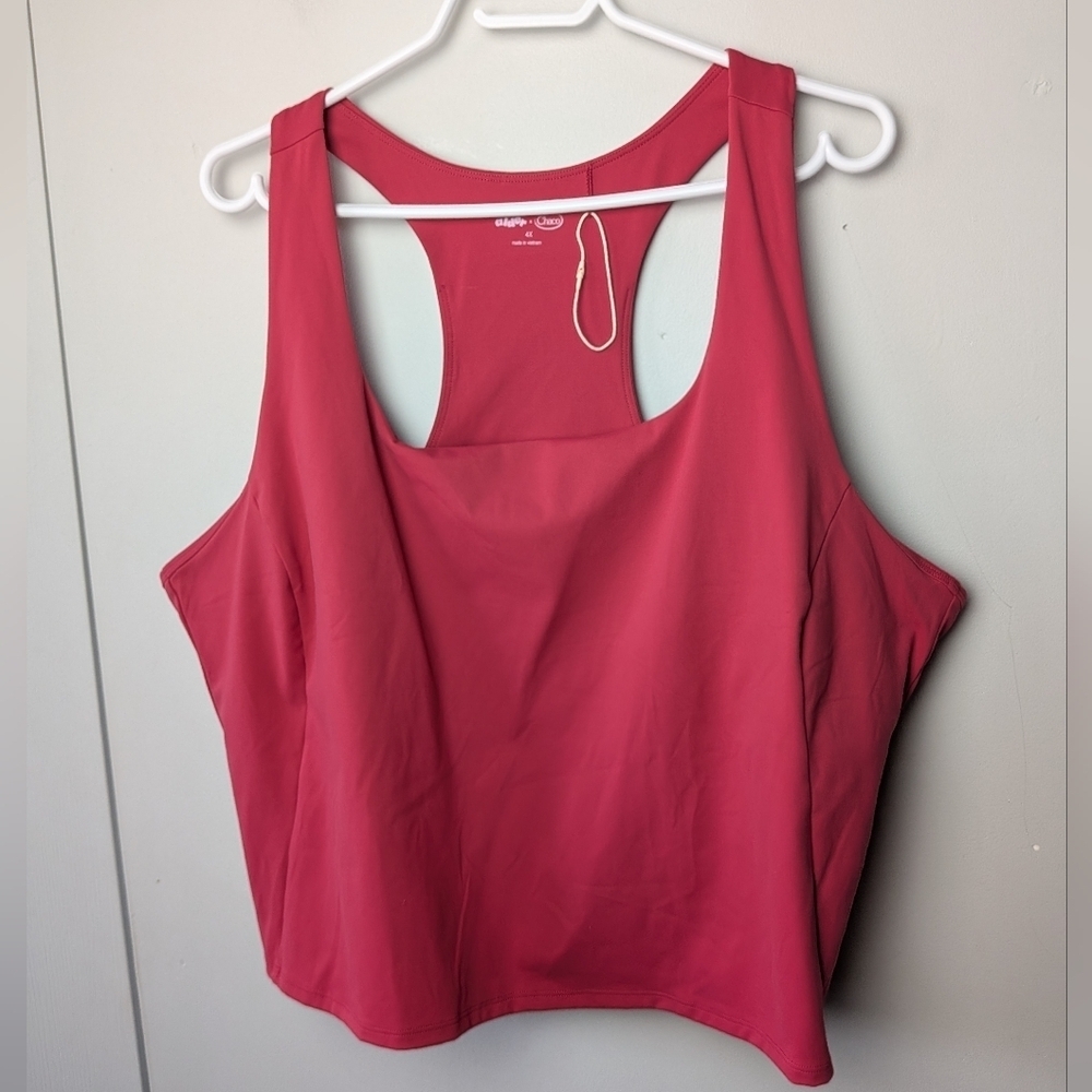 NWOT Alder x Chaco Women's Racerback Tank Top (Plus Size) Size 4X Color Berry - Picture 4 of 12